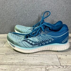 Saucony Shoes Womens 9.5 Blue Formfit Freedom3 Running Gym Lace Up Comfort